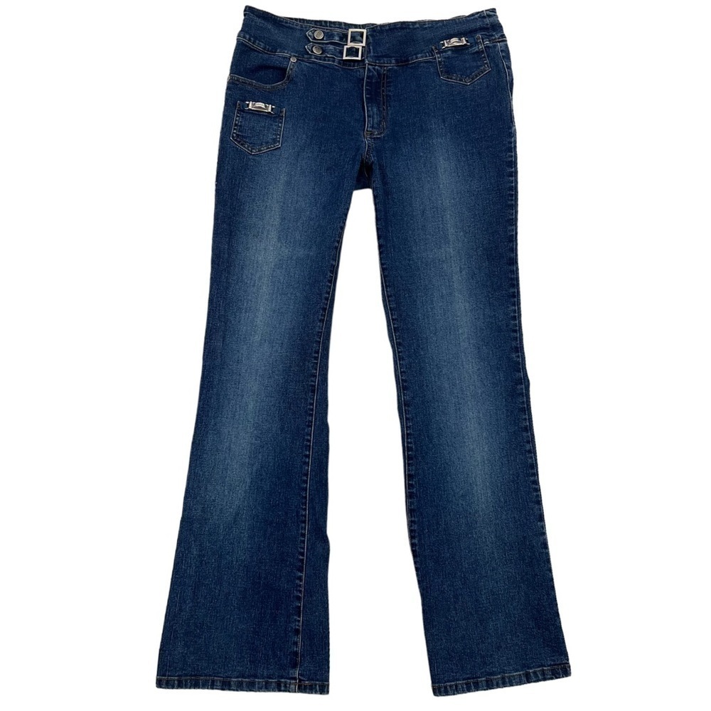 Clash Jeans Juniors Size 11 Dark Wash Bootcut Flare Denim